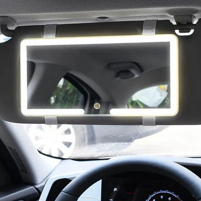 Espejo Retrovisor de Coche con Luz LED